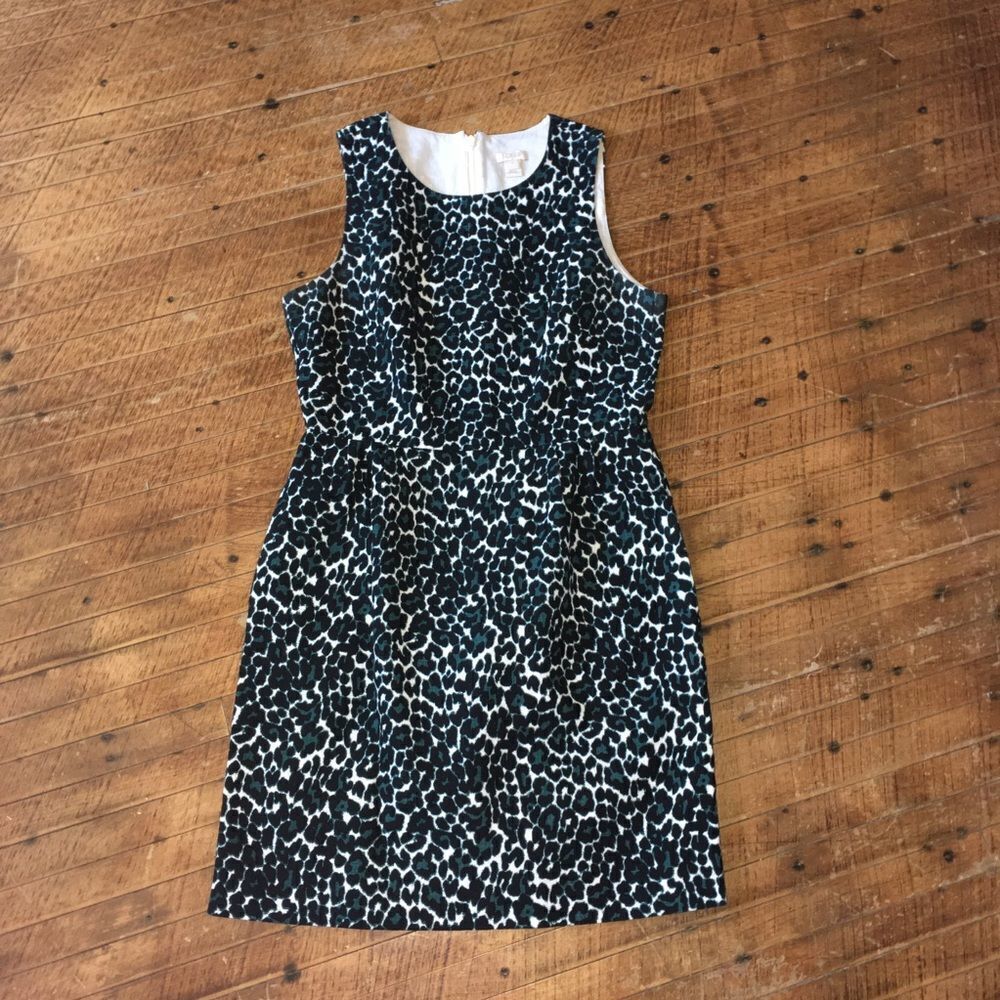J Crew Factory 4 brocade Jackie Kennedy style dress